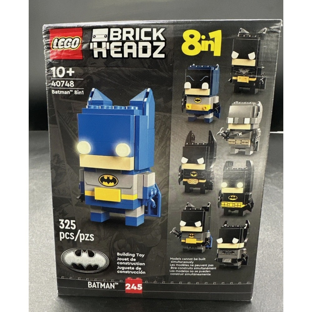 LEGO Brickheadz 40748 Batman 8-in-1 Retired New